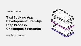Taxi Booking App Development: Step-by-Step Process, Challenges & Features