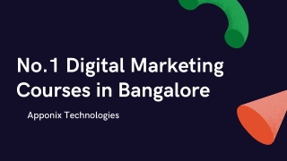 No.1 Digital Marketing Courses in Bangalore with 100% Guaranteed Placement