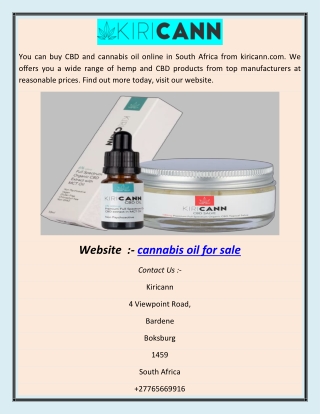 cannabis oil for sale abhi