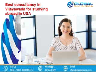 Best consultancy in Vijayawada for studying abroad in USA