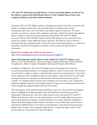 ATV and UTV Market (1)