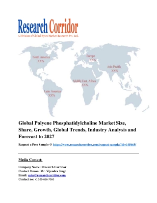 Global Polyene Phosphatidylcholine Market Size, Share, Growth, 2027