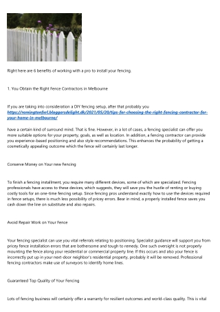 Melbourne Fence Company