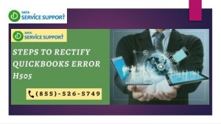 Steps to rectify QuickBooks Error H505