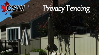 High Quality Privacy Fencing to Protect Your Property