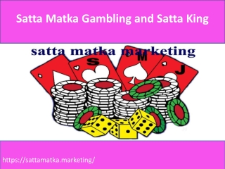 Satta Matka Gambling and Satta King