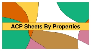 ACP Sheets by Properties