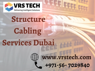 Choose the Best Structure Cabling Dubai