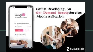 Cost of Developing an On-Demand Beauty Services Mobile Application