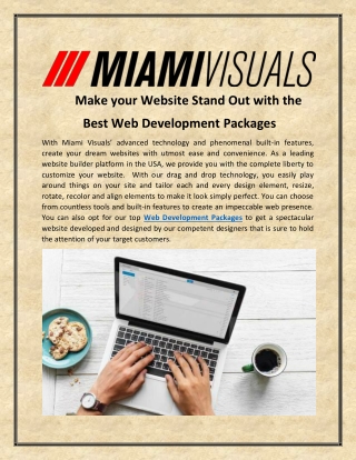 Make your Website Stand Out with the Best Web Development Packages