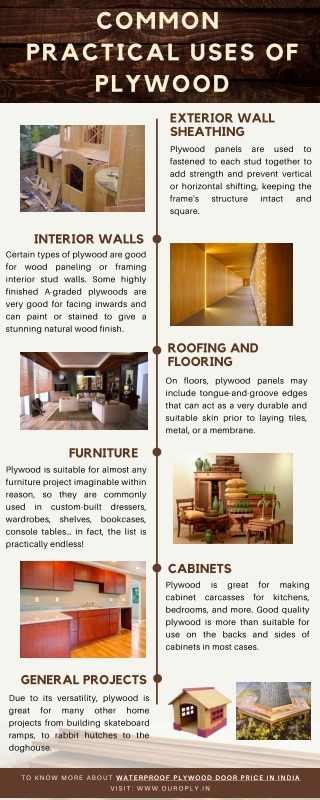 Common Practical Uses for Plywood