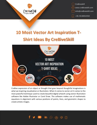 Top 10 Most Inspiration Ideas for T-Shirt Vector Art Services Provider By Cre8