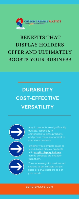 Benefits that display holders offer and ultimately boosts your business
