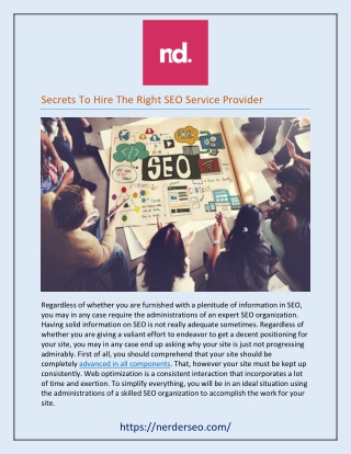 Secrets To Hire The Right SEO Service Provider
