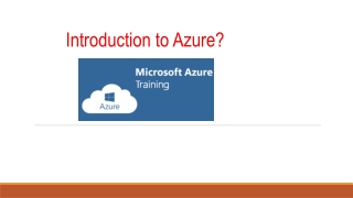 Introduction to Azure