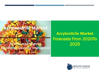 Acrylonitrile Market  to grow at a CAGR of  3.28%   (20