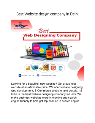 Best Website design company in Delhi