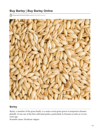 Barley