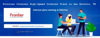 Frontier Internet High-Speed Internet Plans in San Antonio, TX