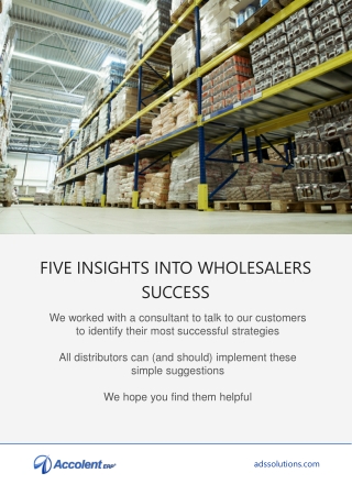 wholesale distributors software