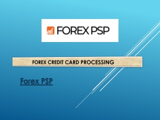 Forex Credit Card Processing