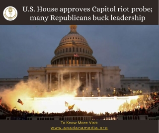 US House approves Capitol riot probe | Michigan News Agency in Battle Creek