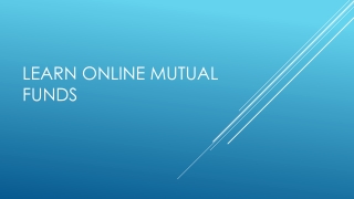 Invest in mutual funds online - Buy mutual funds online - Motilal oswal