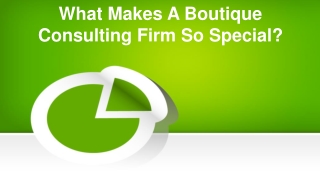 What Makes A Boutique Consulting Firm So Special?
