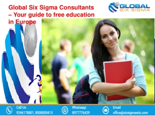 Global Six Sigma Consultants – Your guide to free education in Europe | Study in