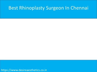 best rhinoplasty surgeon in Chennai