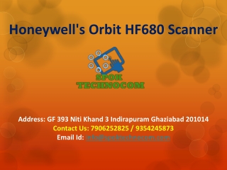 Honeywell's Orbit HF680 Scanner in Ghaziabad