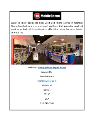 Cheap Iphone Repair Stores | Phonesfixedfast.com