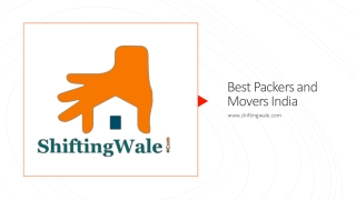 ShiftingWale - Best Packers and Movers in India