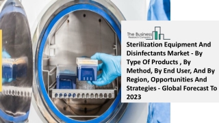 Global Sterilization Equipment And Disinfectants Market Report 2021-2030