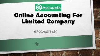 Limited Company Accountant | E Accounting