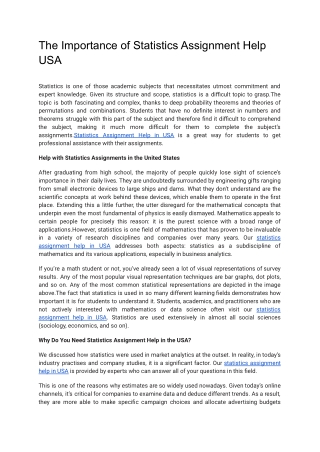 statistics assignment help in USA|assignmentsgroup