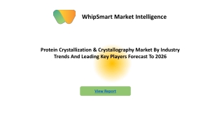 Protein Crystallization & Crystallography Market