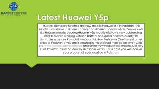 huawei y5p