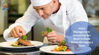 Hotel Management Everything You Need to Know About Managing a Hotel