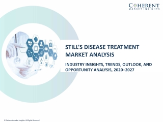 Still’s Disease Treatment Market to Reach a Market Share Size Trends 2027