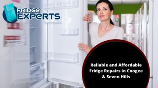 Reliable and Affordable Fridge Repairs in Coogee & Seven Hills