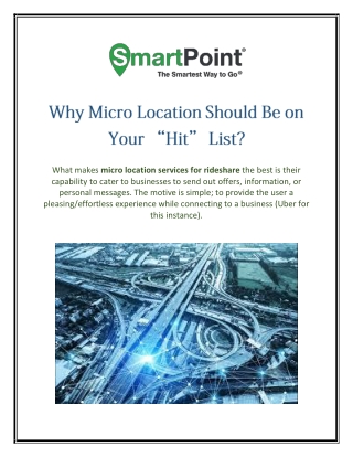 Why Micro Location Should Be on Your Hit List