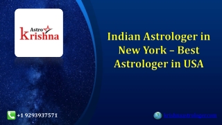 Indian Astrologer in New York – Best Astrologer in USA – Krishnaastrologer.com