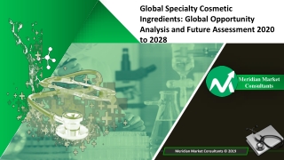 Specialty Cosmetic Ingredients Market 2021 - Industry Size, Share, Growth, Trend