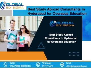 Overseas Education Consultants, Study Abroad Counsellers in Hyderabad