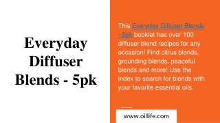 Everyday Diffuser Blends - 5pk