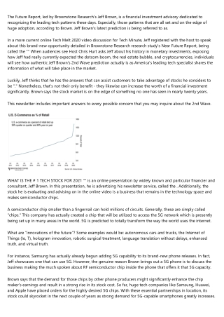 Jeff Brown Investor Bio - Palinurogo.it