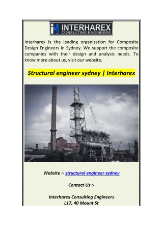 Structural engineer sydney  Interharex1