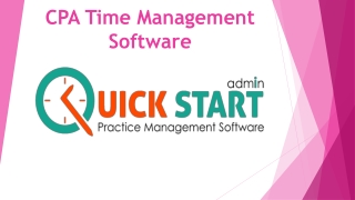 CPA Time Management Software