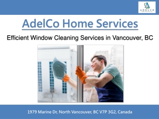 Fast Window Cleaning Services Vancouver BC